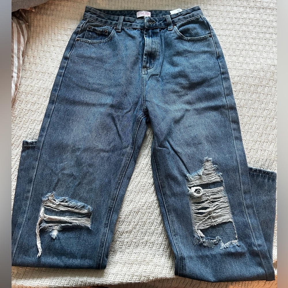 Pink Lily straight jeans